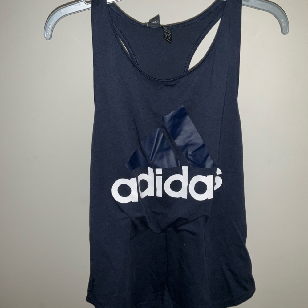 Adidas Dark Blue Athletic Tank